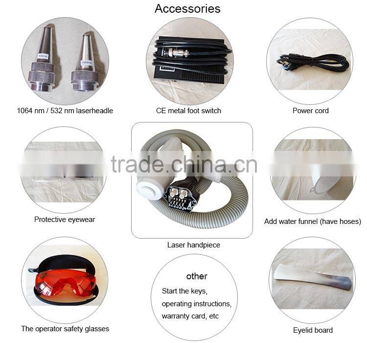 Best Discounts Beauty Devices Q Switch ND YAG Laser Machine/Tattoo Removal Machine with IPL System