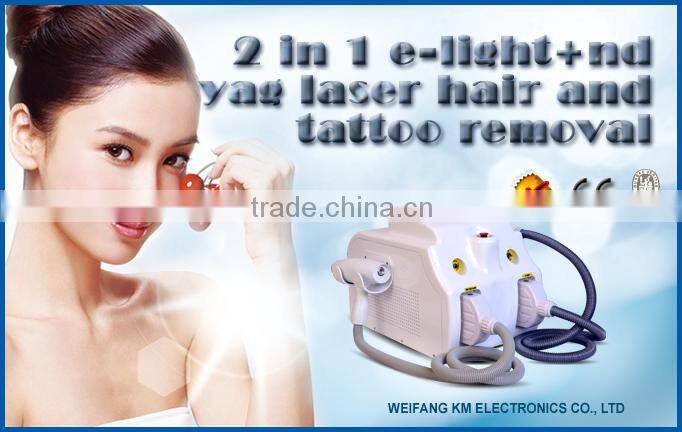 2015 trending hot IPL Elight hair removal /q switched nd yag laser tattoo removal