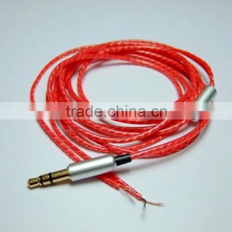 3.5mm Imported 5N single crystal oxygen free copper wire DIY Headphone Audio Cable Earphone Maintenance Wire