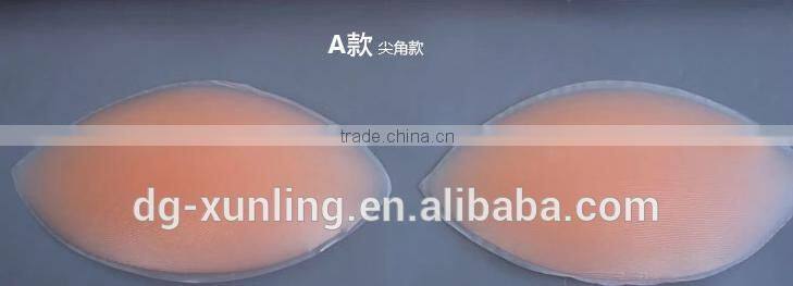 Promotion top sale clear silicone nipple bra inserts
