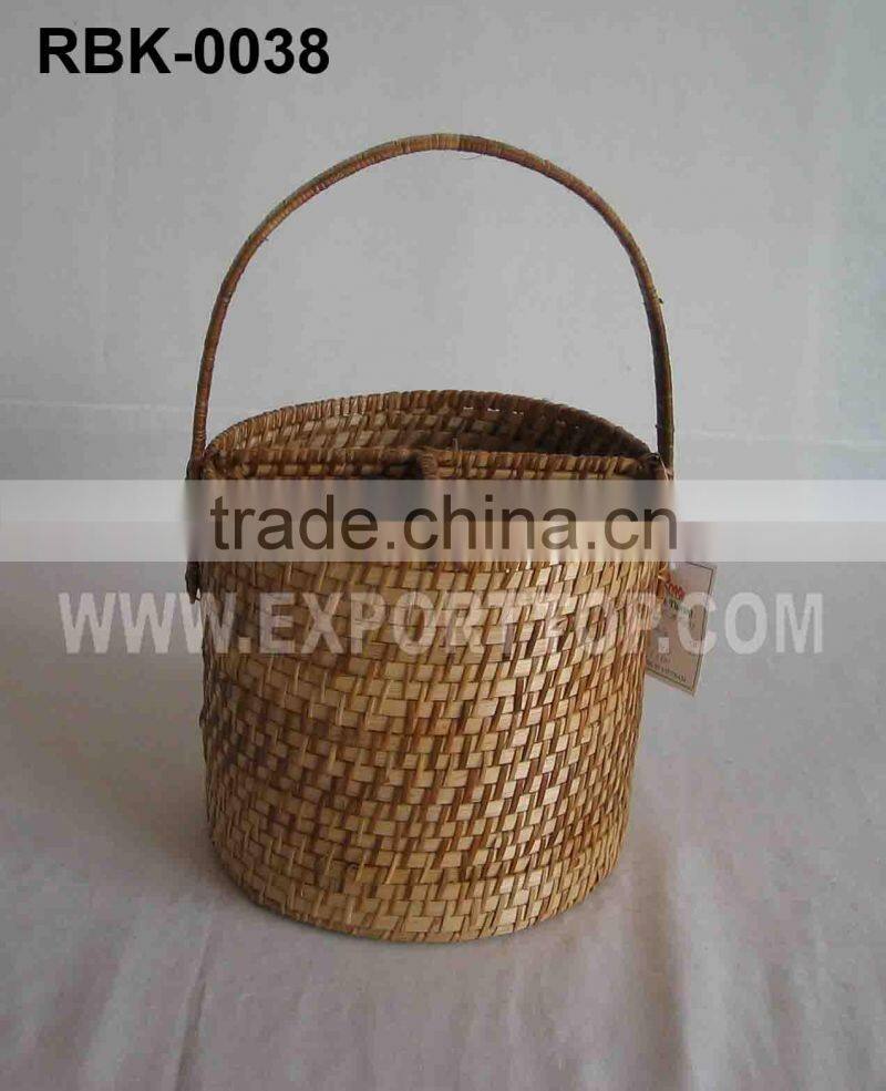 Nice rattan basket - high quality (july@etopvietnam.com)