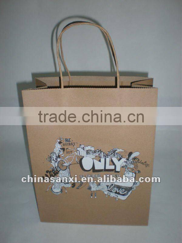 packaging stockings matching with paper shopping bag