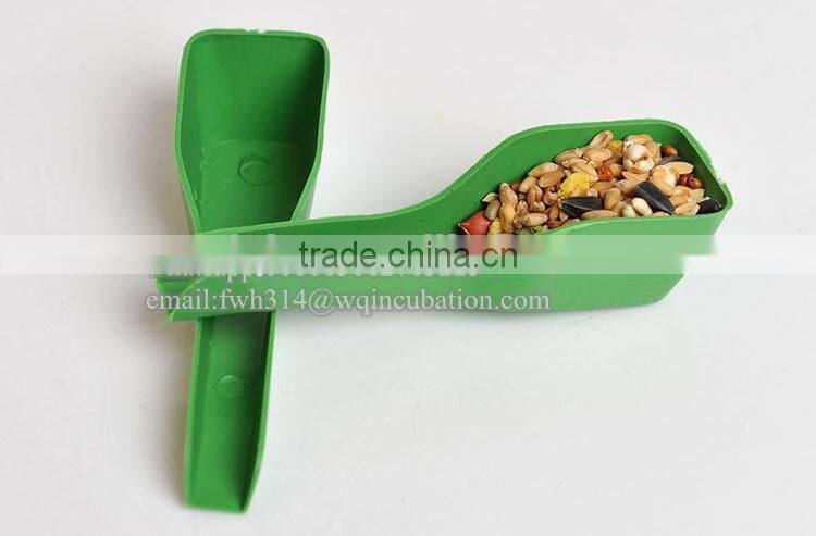 Plastic Bird Feeders Fruit Food Fork Install Cage Accessories