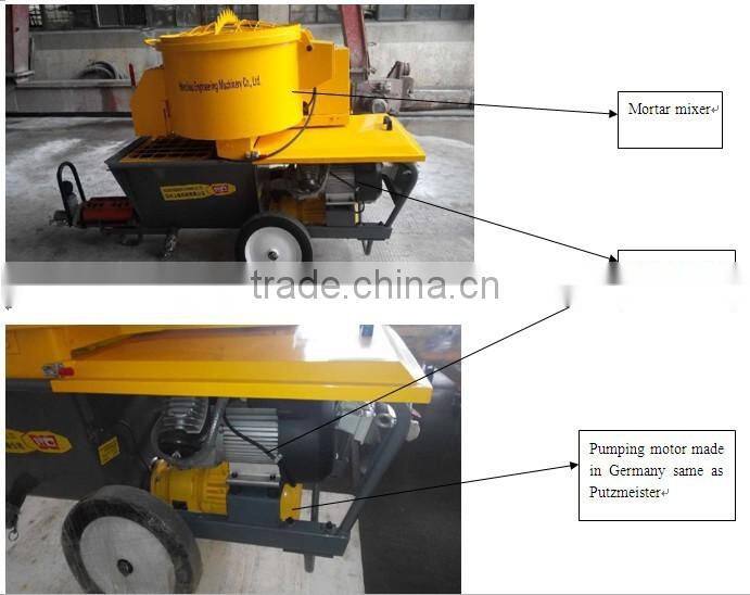 Max plastering height 30m JP70-L machine for plaster for EPS panels and ceiling