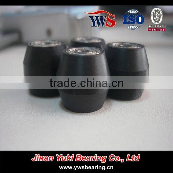3mm axis mini wheel bearing 3x10x4 neoprene rubber bearing