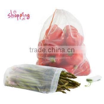 Lightweight Washable Mesh Bag for Grocery Veggie Fruit Storage Shopping Bag
