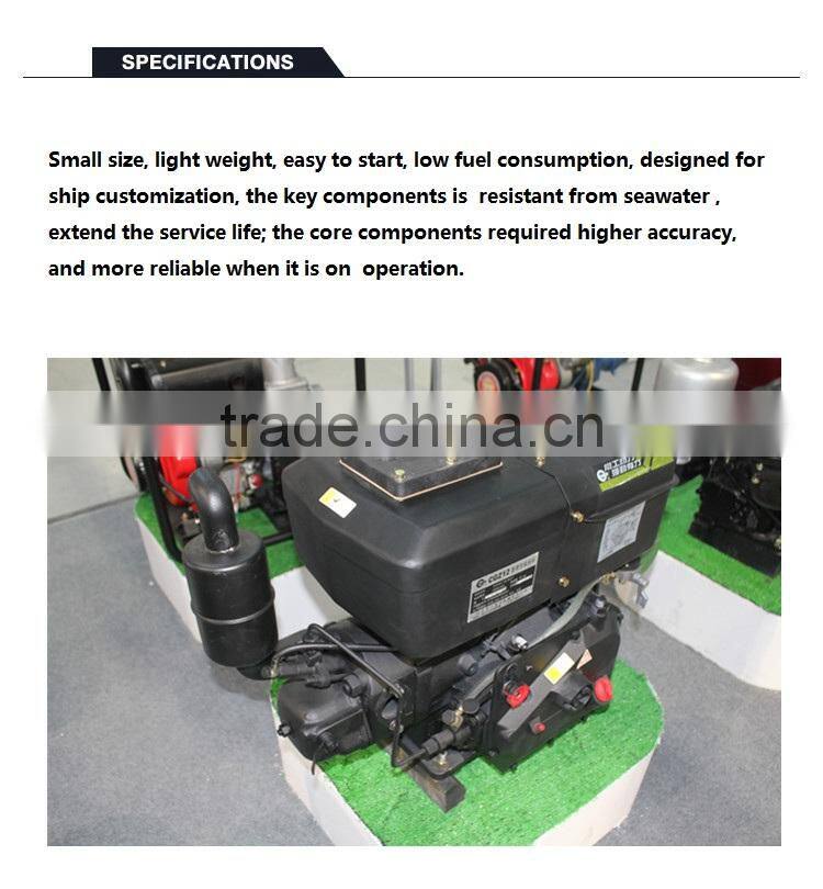 marine diesel engine CGZ12 Special water-cooled single-cylinder diesel engine use for ship