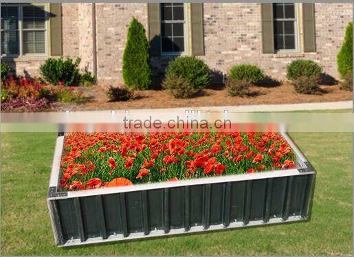 Easy assembly metal garden raised bed