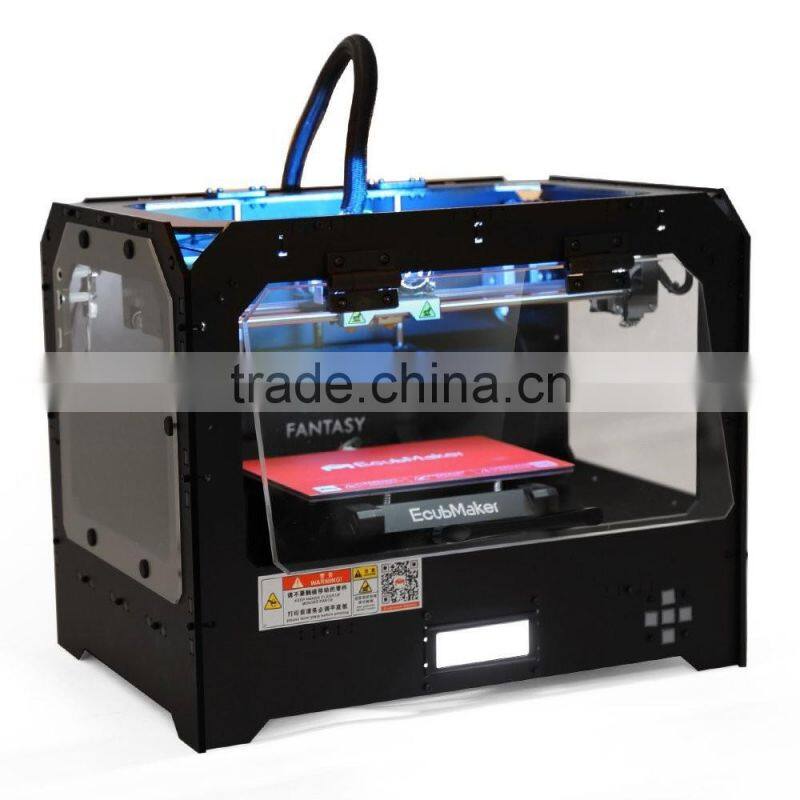 2016 Desktop Big 3d Printer 3d Metal Printer 3d Printer For Sale Black Enclosed Frame