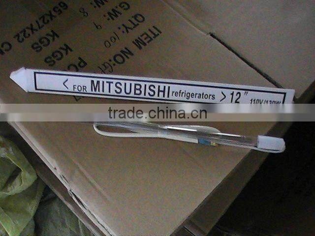 Refrigerator Defrosting Heater / Refrigerator Glass tube heater / Defrost Heater for Refrigerator