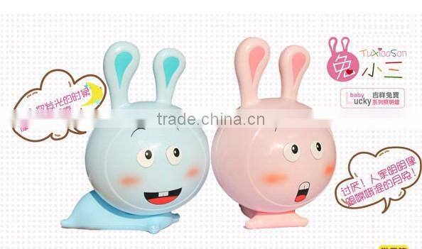 lovely baby rabbit Happy New Year series cartoon night lamp bunny table lamp light