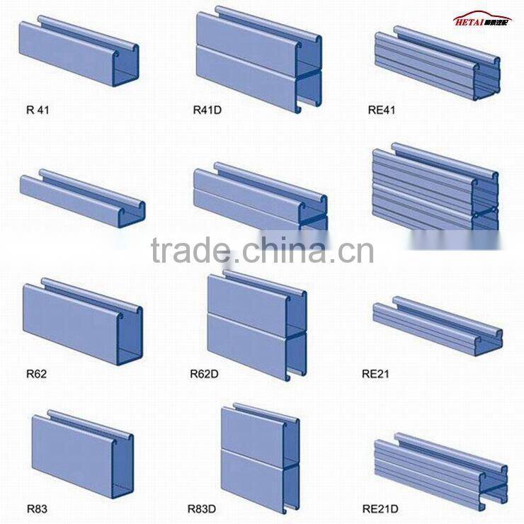 Full punched galvanized steel sign post manufacturer