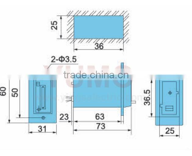 CSK4-YKW 4 digit with zero clearing Electromagnetic counter electronic counter waterproof