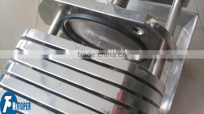 Stainless steel plate and frame sheet filter press