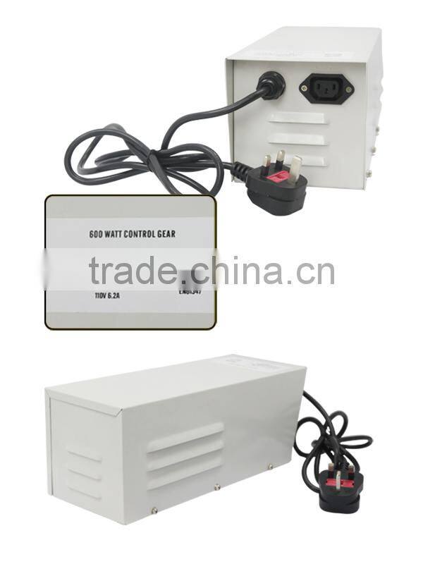 Hydroponics Grow Bulb 600W Euro Magnetic HID Ballast