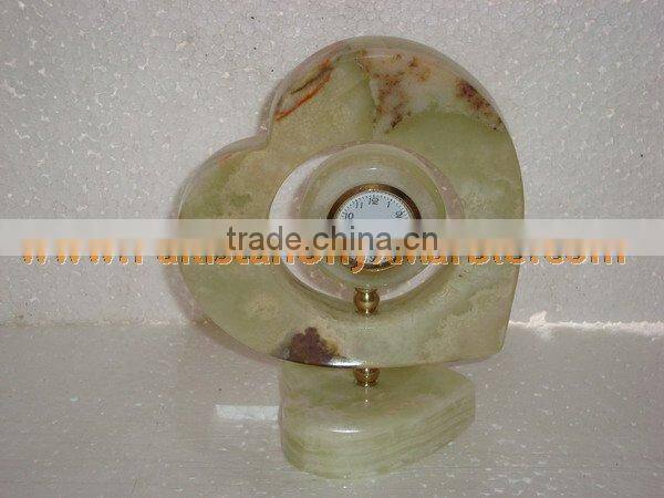 The most beautiful WholeSale 2017 New Design CLOCKS ONYX MARBLE HANDICRAFTS