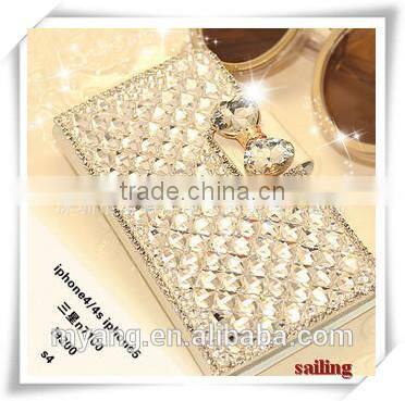 Wholesale Luxury Zippered Leather Wallet Flip Case For Apple iphone 6 With Corsair, eather Wallet Flip Case For iphone 6