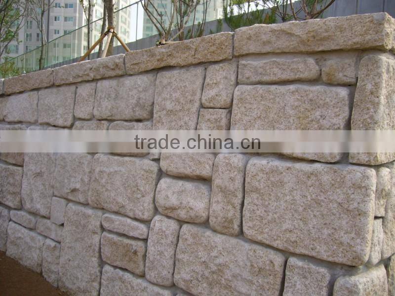 China cheap granite small block used for road or wall