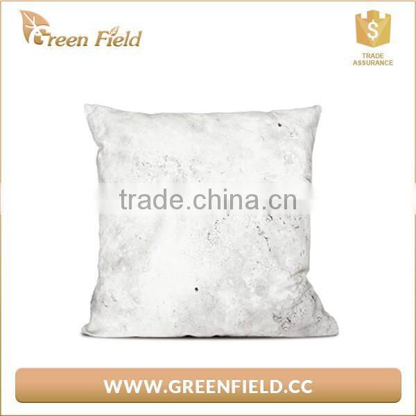 Home decoration white marble pillow cover