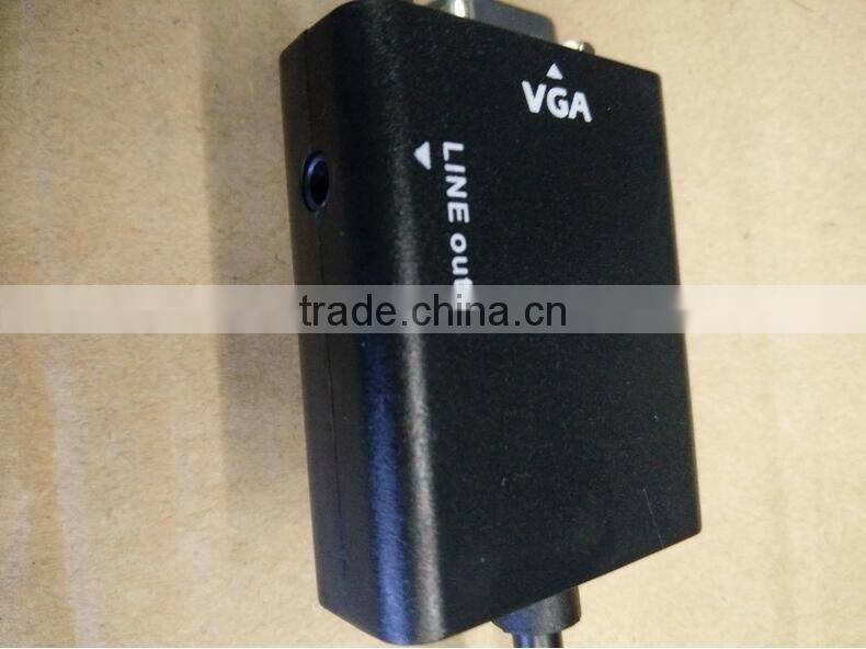 hd mi to vga with audio output cable