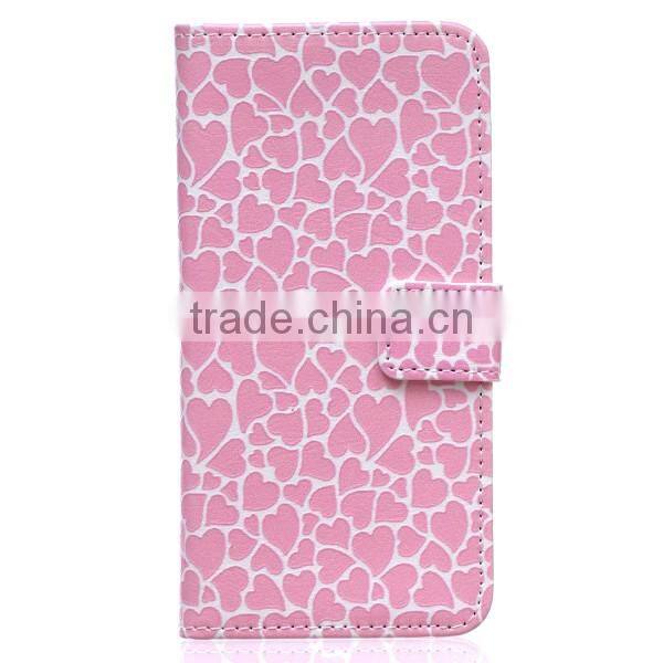 Painted relief leather case for iphone 6 / 6plus