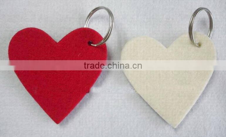 Customed wool felt key chain