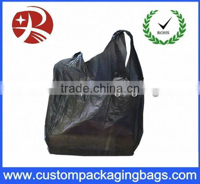 custom printing plastic T-shirt market packaging bag