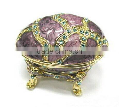 Drops of oil painting fashion noble faberge egg trinket boxes