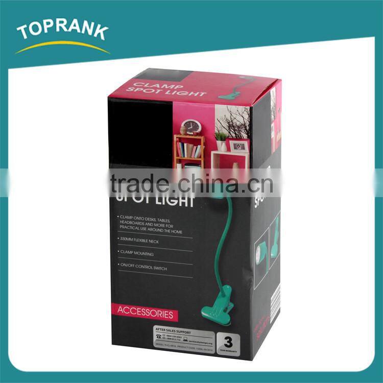 High quality rechargeable clip lamps led bedside flexible snake led reading lamp