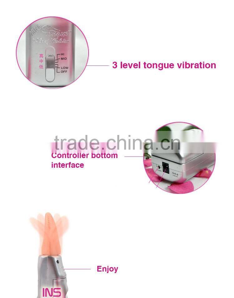 Mini size Tongue strenthen massager adult toy