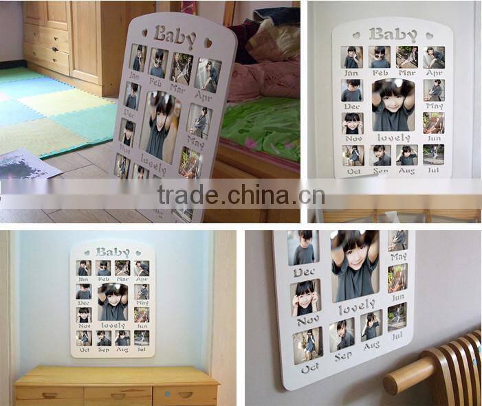 lovely baby 12month wood memorial photo frame wood photo frames