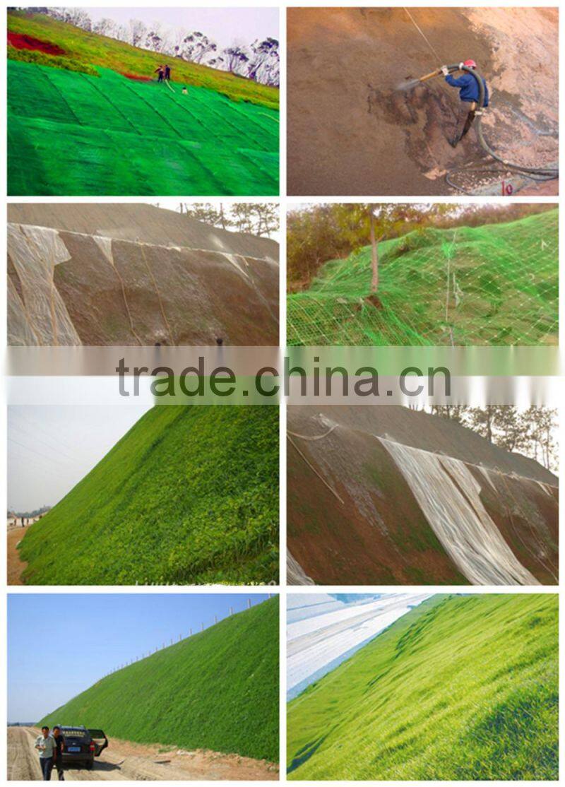 Three dimensional plant mat EM4 for slope protection and garden