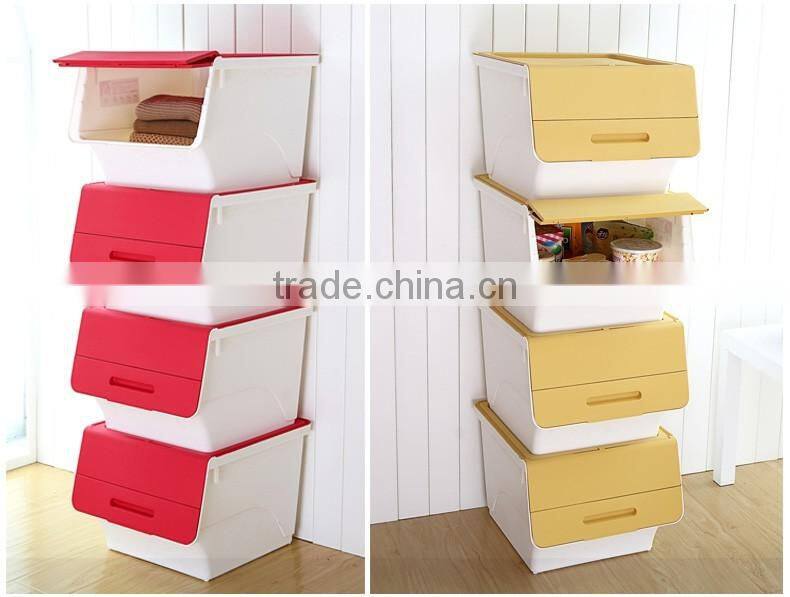 emc pp plastic storage drawer with lid, PP plastic drawer