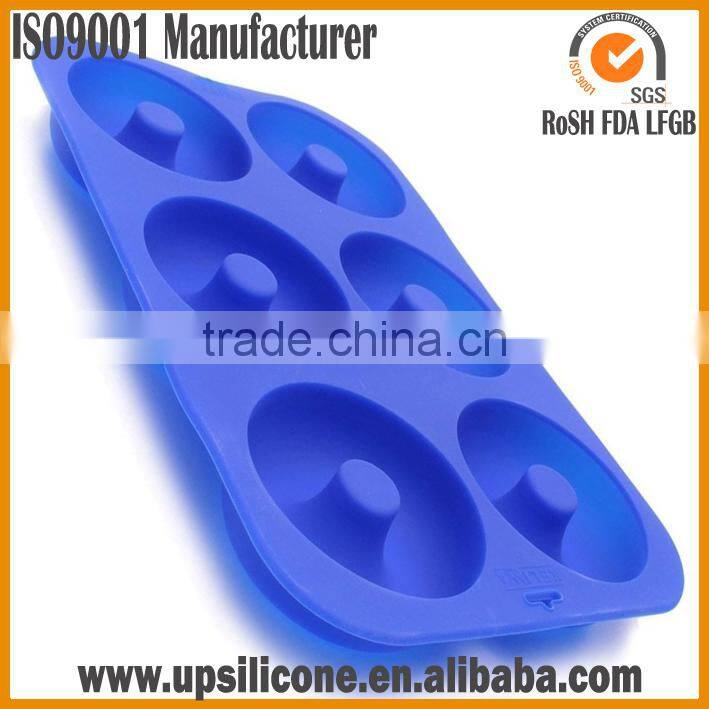 food grade silicone donut pan,round silicone cake baking pan