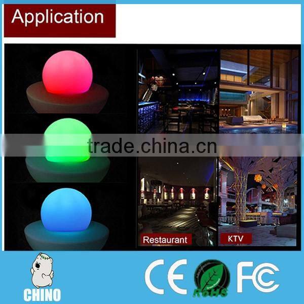 16 inches Polyethylene made Led light sphere ball