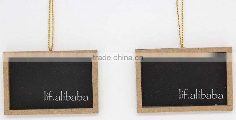 Wooden mini blackboard ; Wooden mini chalkboard ; Wooden mini message board