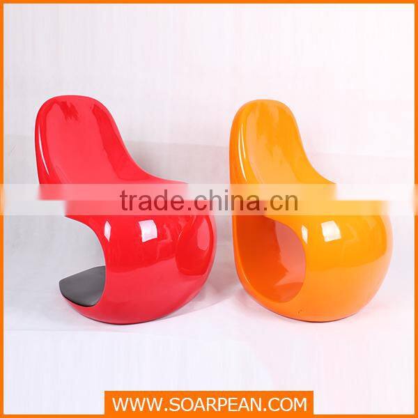Custom Office Chair Fiberglass Cherry Chair