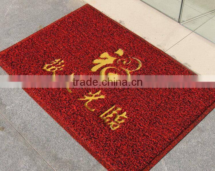 Design cross texture puzzle pattern door mat