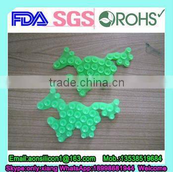 Rabbit ears silicone mobile phone case with long strips