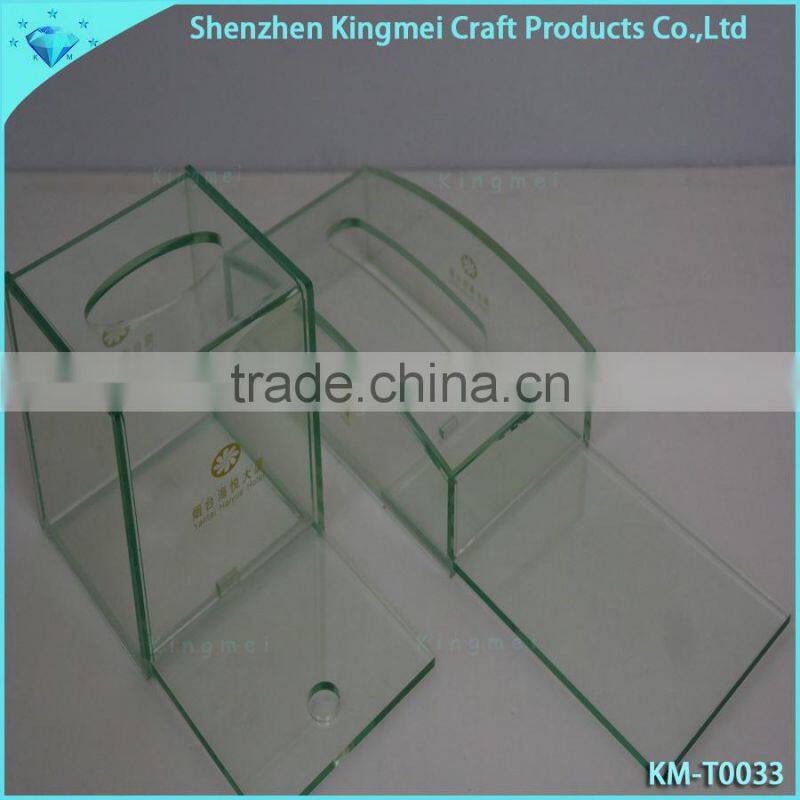 table top black acrylic storage boxes