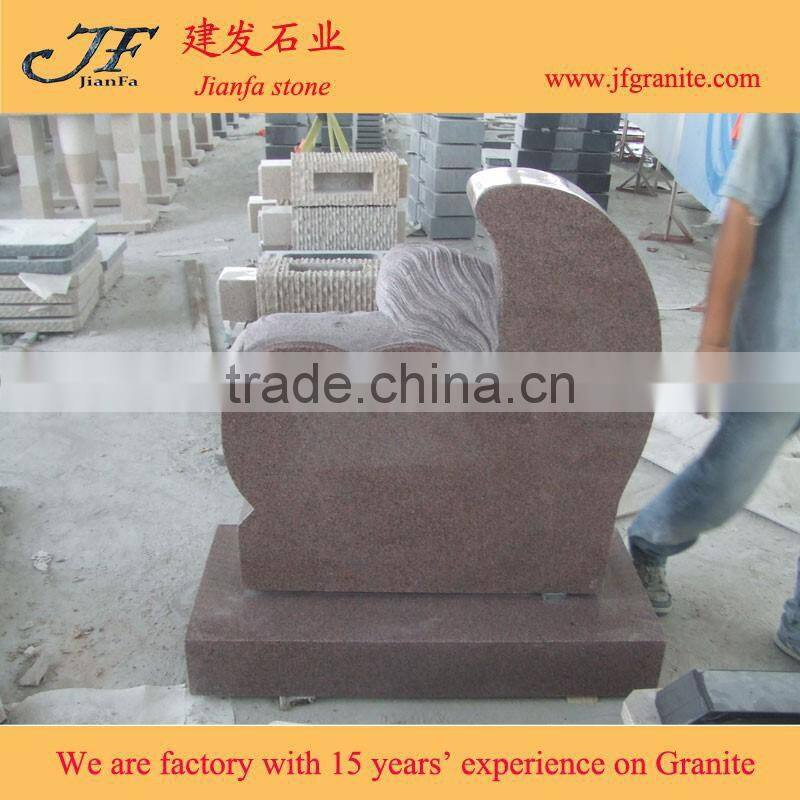 china granite monuments Carved Angel Upright Headstone Cemetery Headstone