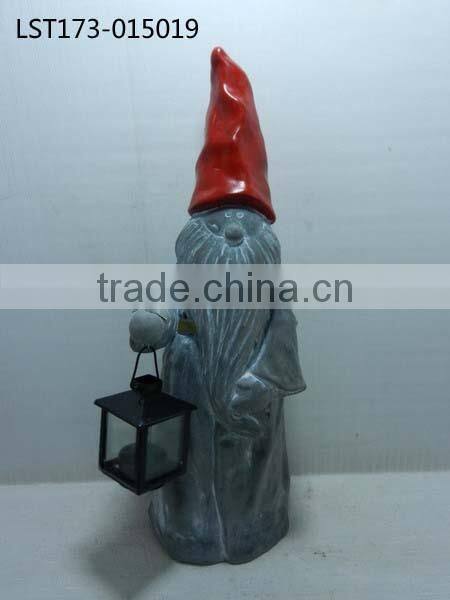 ceramic santa statue decoration