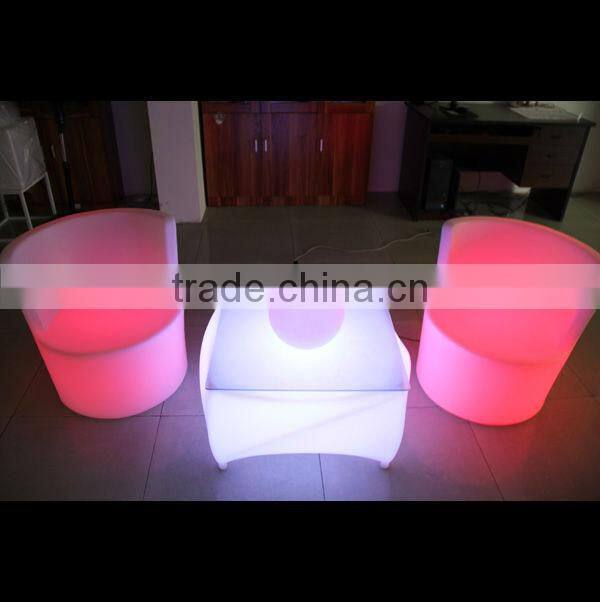 elegant casino led chair, comfortable casaul party chair, rechargeable led bar or cafe furniture