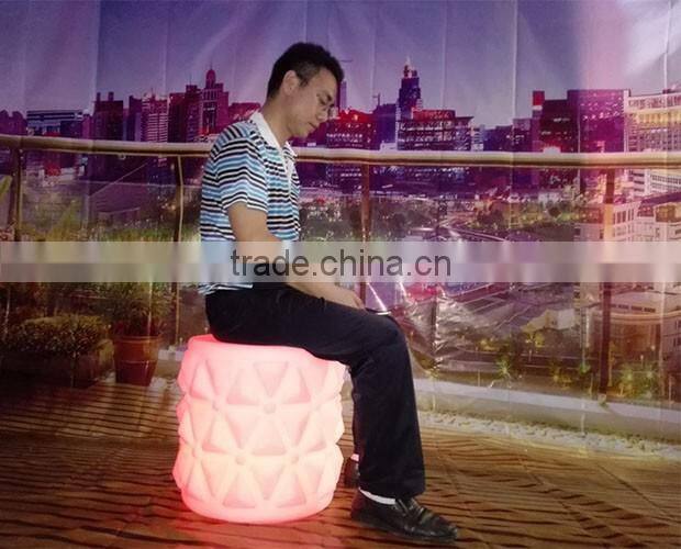 Elegant modern design pineapple shape led stool chair