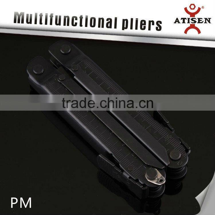Hot sale black coated stainless steel new army multi tool