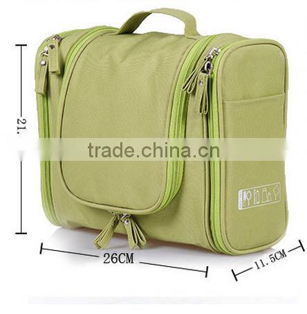 Women's Fashion Waterproof Polyester Cosmetic Makeup Storage Bag Hanging Travel Toiletry Bag