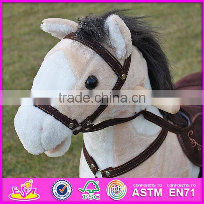 2017 new design wooden toddler rocking horse for sale W16D068