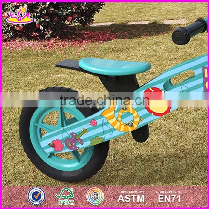 2017 New design original work children wooden balance bikes for boys W16C178