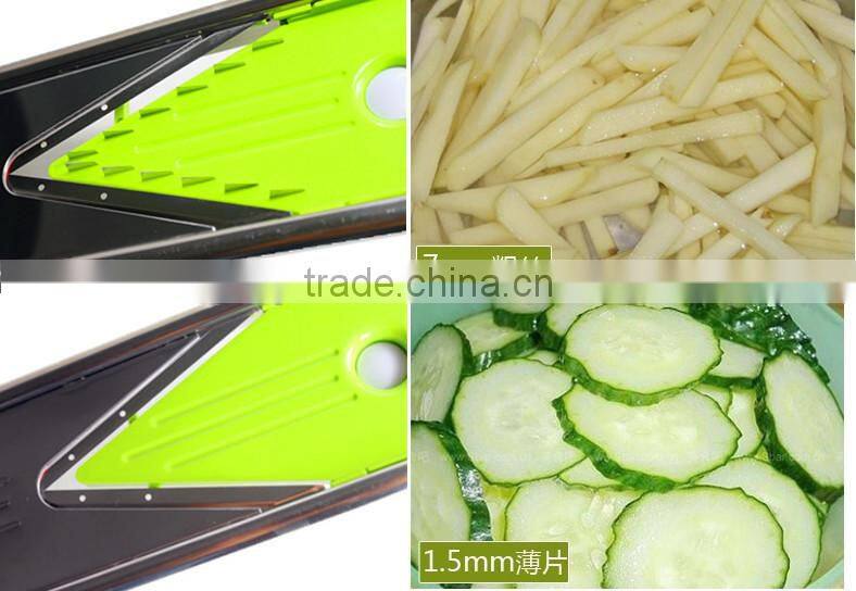 The Mandoline Slicer Vegetable Cutter Stainless Steel Kitchen Grater Chopper Blade