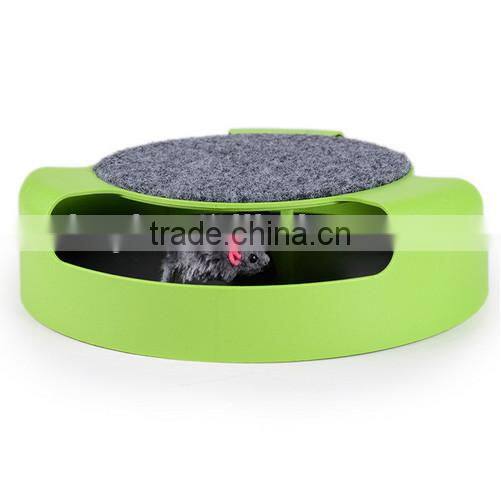 New design mouse round circuit and durable cat scratcher,cat toy